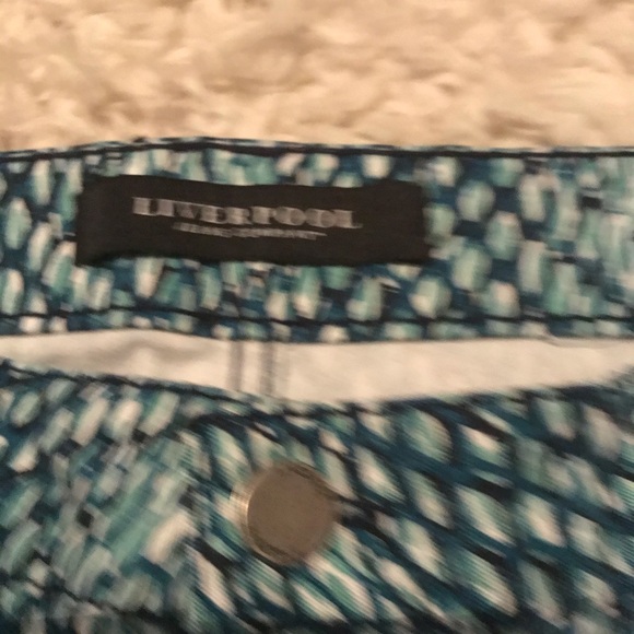 Liverpool jeans company seaport blue Capri size 10 - Picture 4 of 6